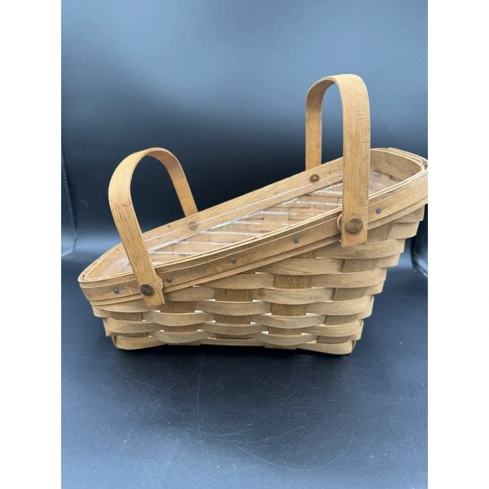 Longaberger 1985 Medium Vegetable Basket – Vintage Original – Rare Find 🌾🧺